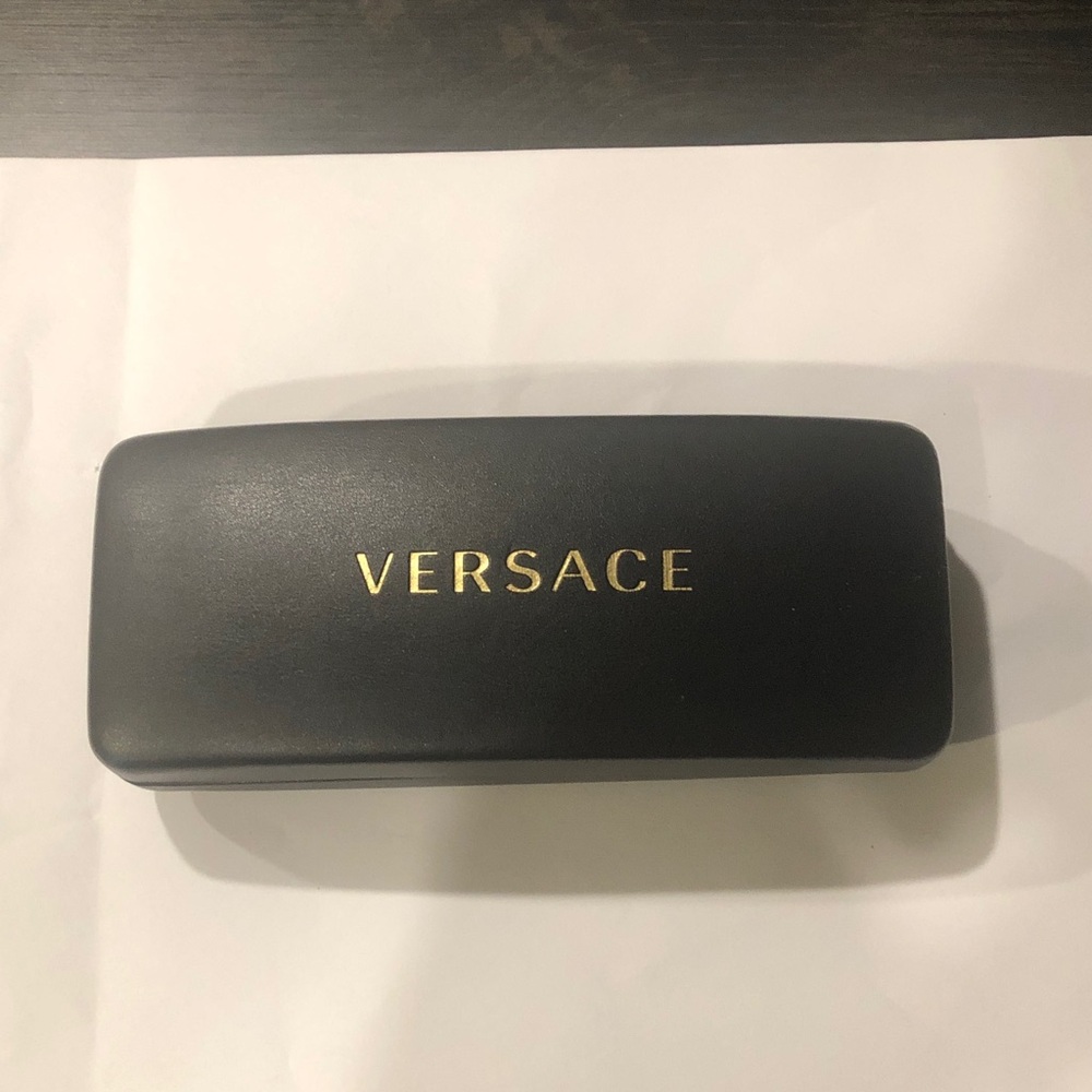 Versace Black and Gold Eyewear Case